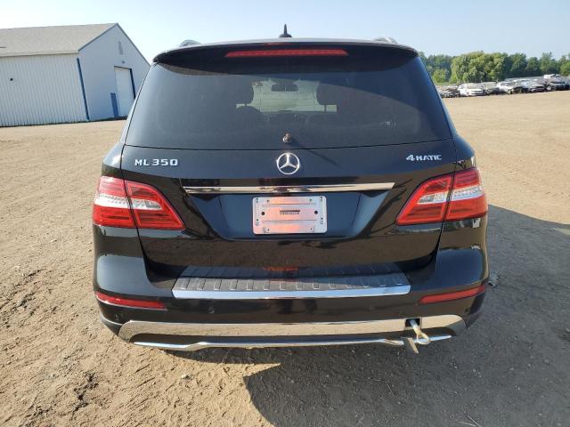 4JGDA5HB7CA010441 - 2012 MERCEDES-BENZ ML 350 4MATIC BLACK photo 6