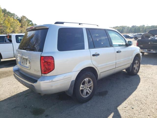 5FNYF18415B044774 - 2005 HONDA PILOT EX SILVER photo 3