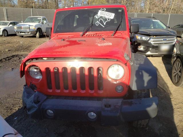 1C4BJWDG2JL849286 - 2018 JEEP WRANGLER U SPORT წითელი ფოტო 5