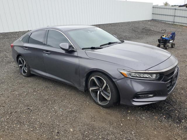 1HGCV1F32JA012914 - 2018 HONDA ACCORD SPORT Szary zdjęcie 4