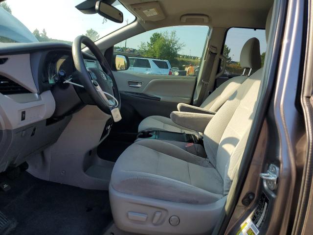 5TDKZ3DC2KS981646 - 2019 TOYOTA SIENNA LE CHARCOAL photo 7