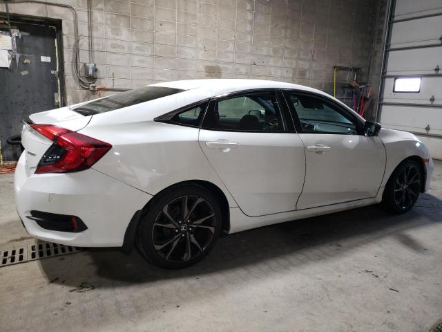 19XFC2F89KE002222 - 2019 HONDA CIVIC SPORT WHITE photo 3