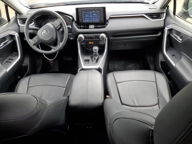 JTMW1RFV6KD005374 - 2019 TOYOTA RAV4 XLE رمادي صورة 8