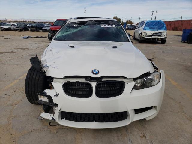 WBSPM93589E201300 - 2009 BMW M3 WHITE photo 5