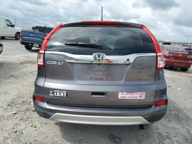 2HKRM3H5XFH529657 - 2015 HONDA CR-V EX GRAY photo 6