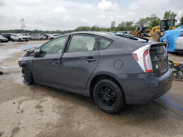 JTDKN3DU4D1674614 - 2013 TOYOTA PRIUS GRAY photo 2