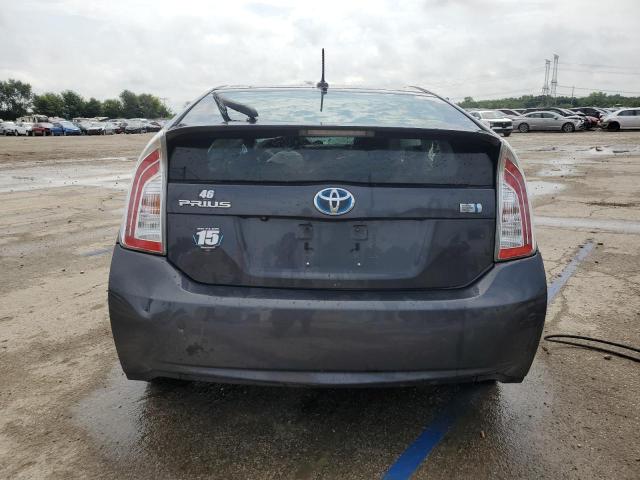JTDKN3DU4D1674614 - 2013 TOYOTA PRIUS GRAY photo 6