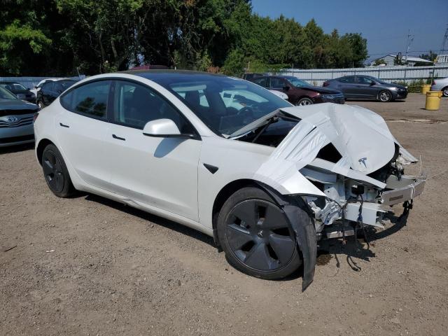 5YJ3E1EA6NF164450 - 2022 TESLA MODEL 3 თეთრი ფოტო 4