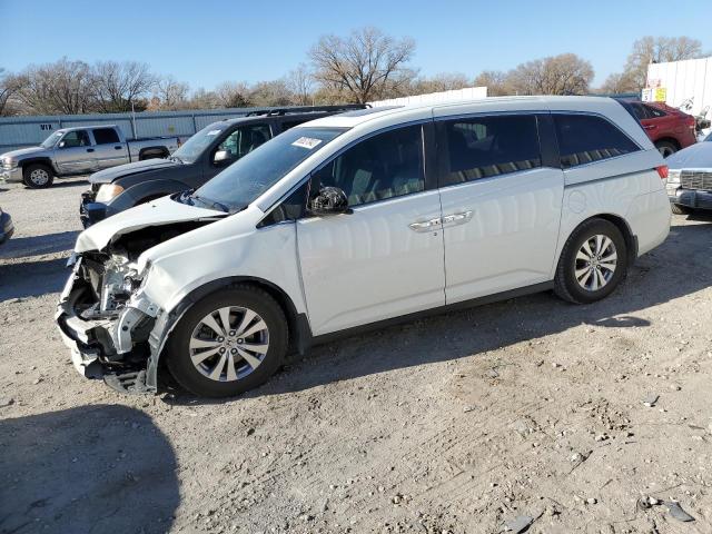 5FNRL5H67EB082340 - 2014 HONDA ODYSSEY EXL WHITE photo 1