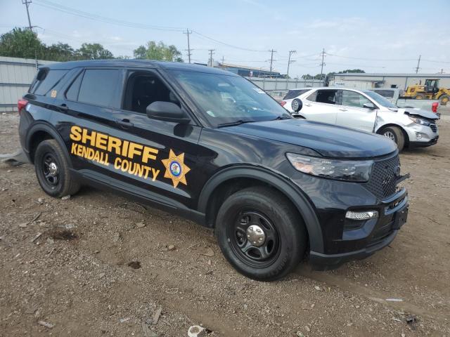 1FM5K8AB4PGB56232 - 2023 FORD EXPLORER POLICE INTERCEPTOR Siyah fotoğraf 4