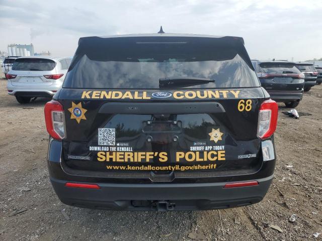 1FM5K8AB4PGB56232 - 2023 FORD EXPLORER POLICE INTERCEPTOR Siyah fotoğraf 6