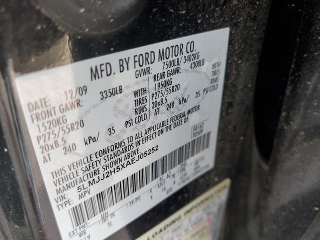 5LMJJ2H5XAEJ05252 - 2010 LINCOLN NAVIGATOR 黑色 照片 13