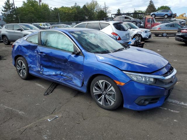 2HGFC3B79JH350898 - 2018 HONDA CIVIC EXL ლურჯი ფოტო 4