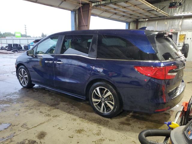 5FNRL6H87RB004315 - 2024 HONDA ODYSSEY TOURING BLUE photo 2