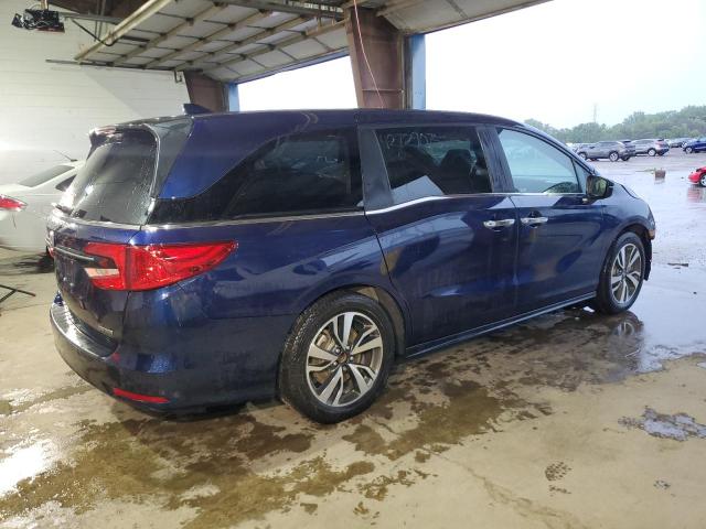 5FNRL6H87RB004315 - 2024 HONDA ODYSSEY TOURING BLUE photo 3
