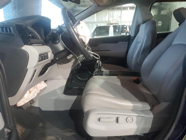 5FNRL6H87RB004315 - 2024 HONDA ODYSSEY TOURING BLUE photo 7