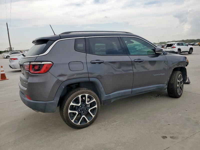 3C4NJDCB3JT115249 - 2018 JEEP COMPASS LIMITED Сірий фото 3