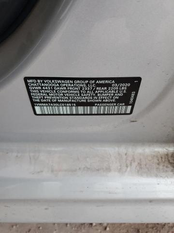 1VWMA7A30LC018515 - 2020 VOLKSWAGEN PASSAT R-LINE Gümüş foto 13