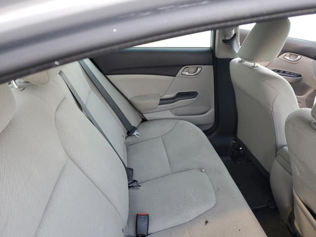 19XFB2F56DE025632 - 2013 HONDA CIVIC LX SILVER photo 10