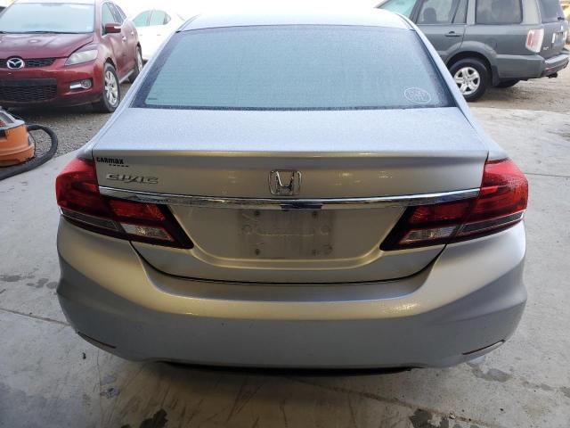 19XFB2F56DE025632 - 2013 HONDA CIVIC LX SILVER photo 6