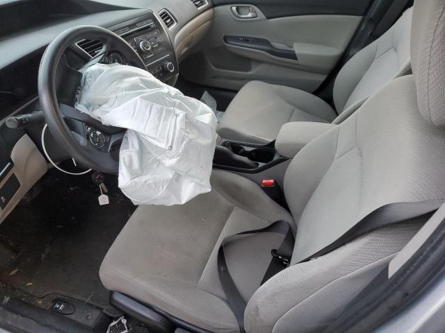 19XFB2F56DE025632 - 2013 HONDA CIVIC LX SILVER photo 7