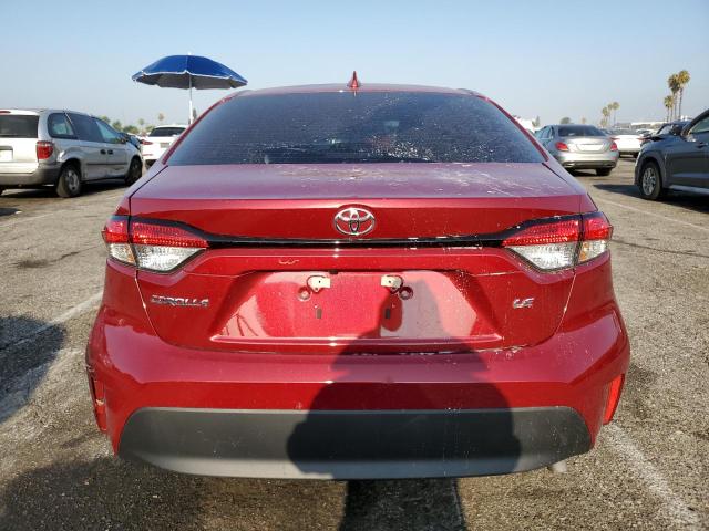 5YFB4MDE9SP256950 - 2025 TOYOTA COROLLA LE RED photo 6