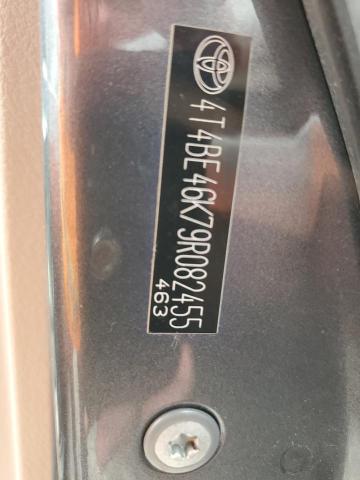 4T4BE46K79R082455 - 2009 TOYOTA CAMRY BASE CHARCOAL photo 12