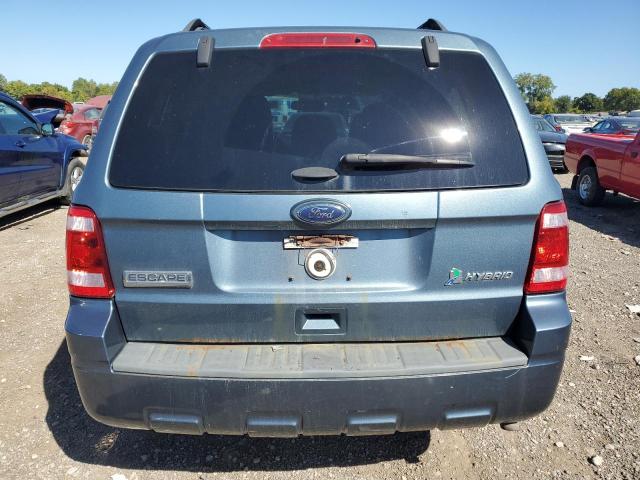 1FMCU5K33BKA88194 - 2011 FORD ESCAPE HYBRID BLUE photo 6