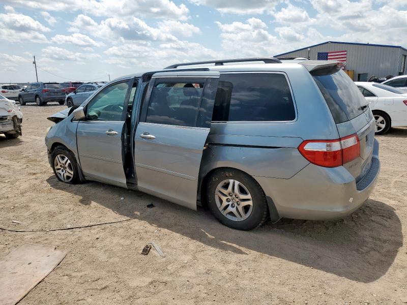 5FNRL38796B093001 - 2006 HONDA ODYSSEY EXL TEAL photo 2