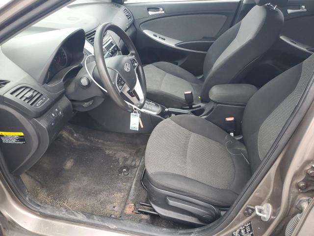 KMHCT5AE3EU154502 - 2014 HYUNDAI ACCENT GLS 棕色 照片 7