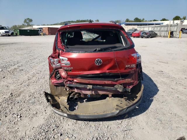 WVGBV7AX5FW086602 - 2015 VOLKSWAGEN TIGUAN S RED photo 6