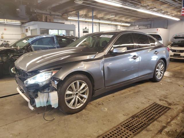 JN1BV7AP0EM689572 - 2014 INFINITI Q50 BASE GRAY photo 1