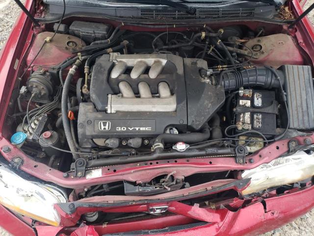 1HGCG16561A086820 - 2001 HONDA ACCORD EX RED photo 11