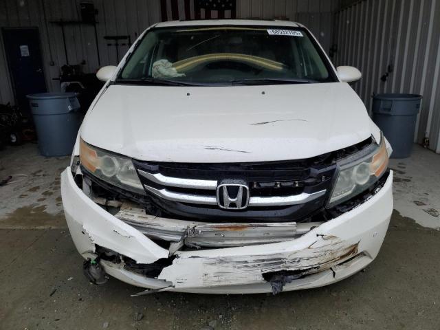 5FNRL5H91GB007551 - 2016 HONDA ODYSSEY TOURING WHITE photo 5