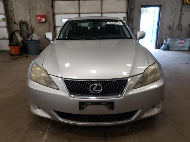 JTHCK262562001345 - 2006 LEXUS IS 250 SILVER photo 5