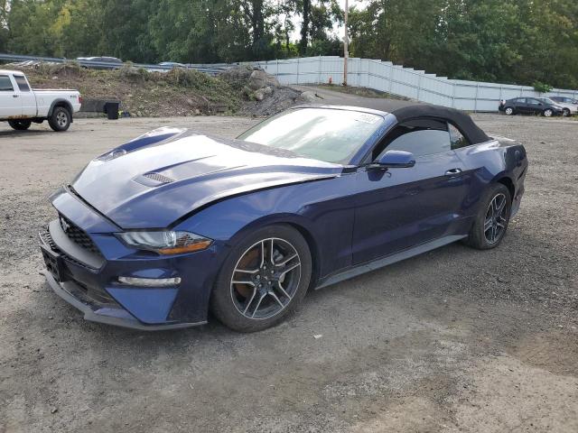 1FATP8UH6L5101676 - 2020 FORD MUSTANG BLUE photo 1