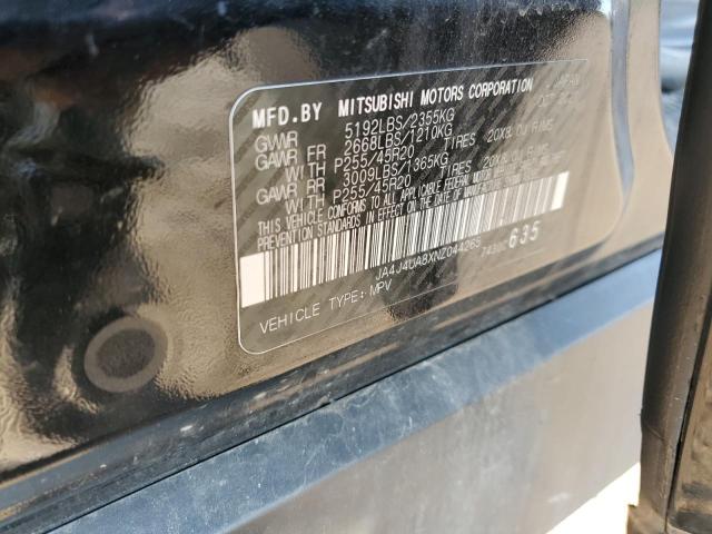 JA4J4UA8XNZ044265 - 2022 MITSUBISHI OUTLANDER SE BLACK photo 13