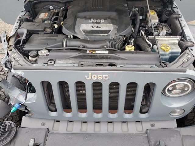 1C4BJWDG7EL319174 - 2014 JEEP WRANGLER U SPORT GRAY photo 11
