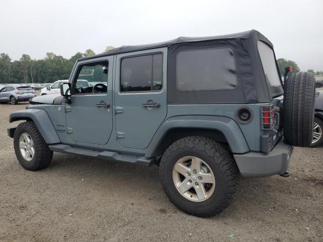 1C4BJWDG7EL319174 - 2014 JEEP WRANGLER U SPORT GRAY photo 2