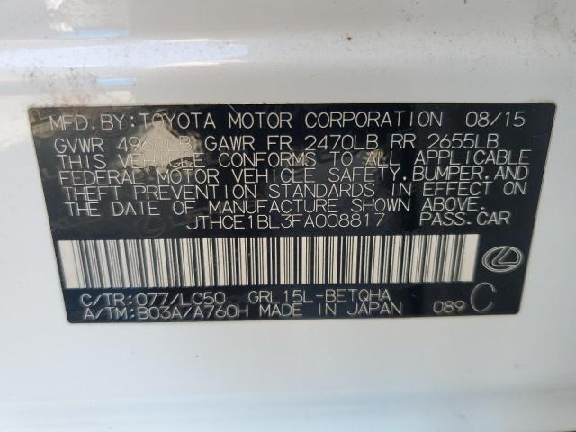 JTHCE1BL3FA008817 - 2015 LEXUS GS 350 WHITE photo 12