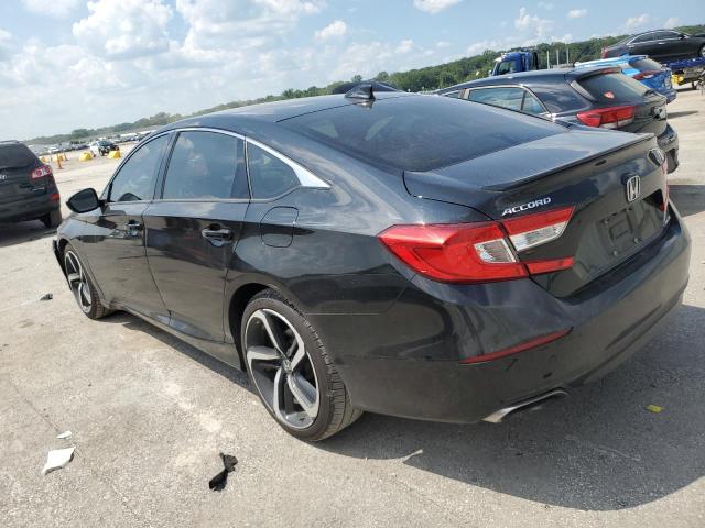 1HGCV1F35JA205025 - 2018 HONDA ACCORD SPORT Սև լուսանկար 2