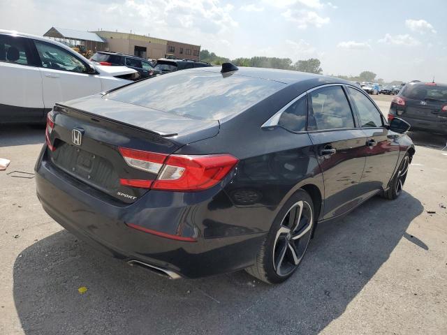 1HGCV1F35JA205025 - 2018 HONDA ACCORD SPORT Սև լուսանկար 3