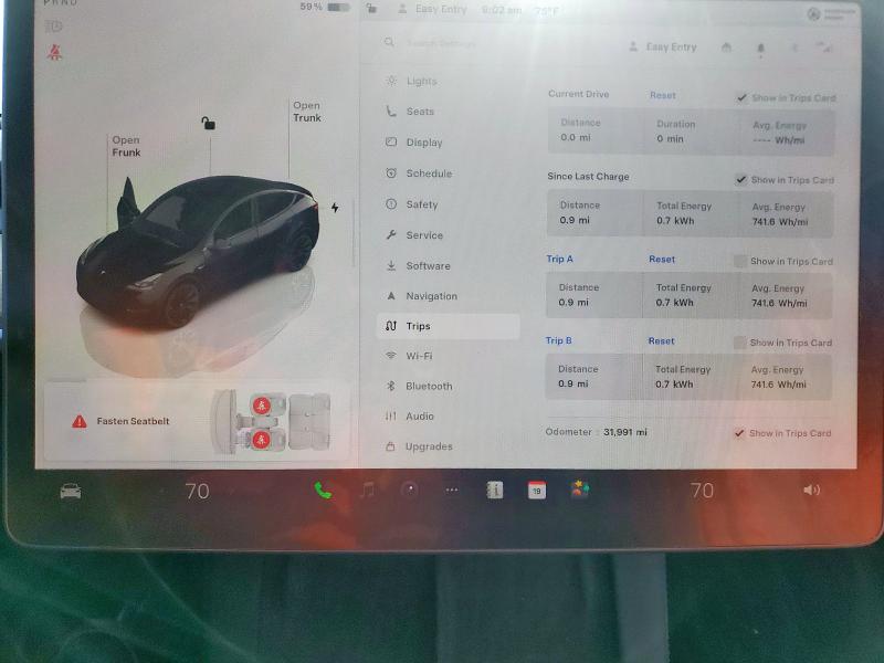 7SAYGDEE3RF065498 - 2024 TESLA MODEL Y 黑色 照片 9