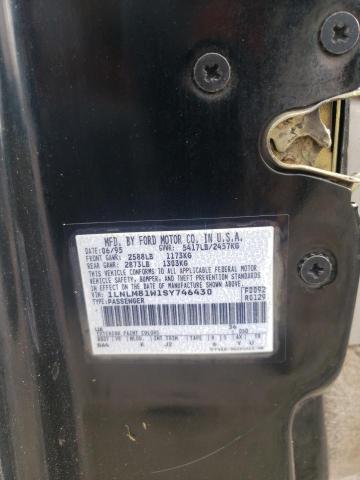 1LNLM81W1SY746430 - 1995 LINCOLN TOWN CAR EXECUTIVE BLACK photo 12