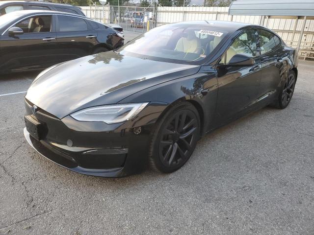 5YJSA1E68MF432125 - 2021 TESLA MODEL S Qara foto 1