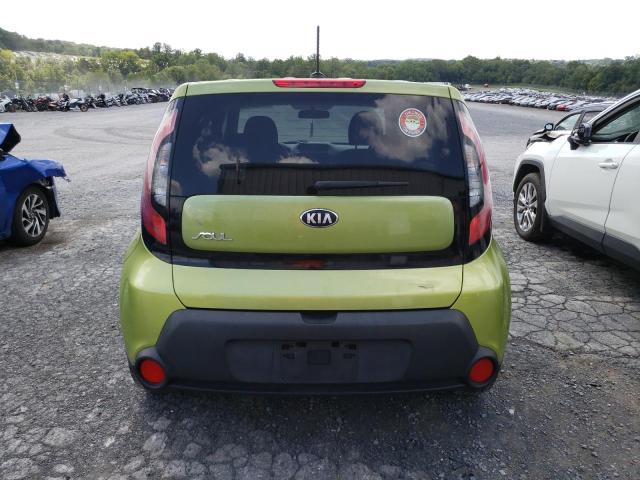 KNDJN2A27E7743836 - 2014 KIA SOUL GREEN photo 6