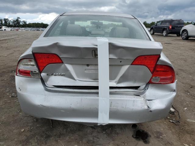 1HGFA16588L075704 - 2008 HONDA CIVIC LX SILVER photo 6