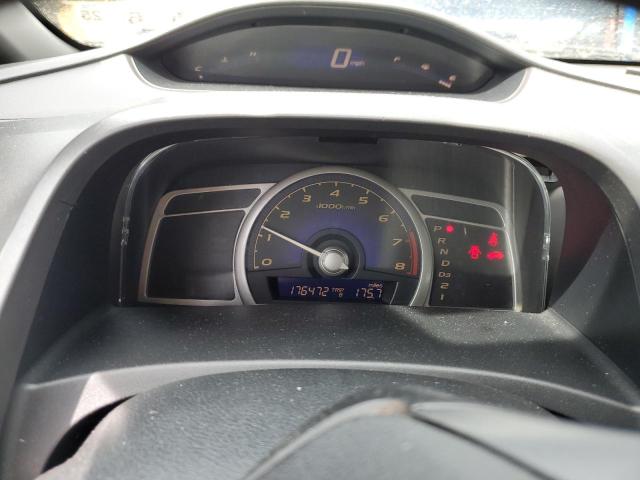 1HGFA16588L075704 - 2008 HONDA CIVIC LX SILVER photo 9