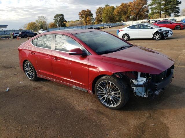 KMHD04LB0JU546695 - 2018 HYUNDAI ELANTRA SPORT RED photo 4