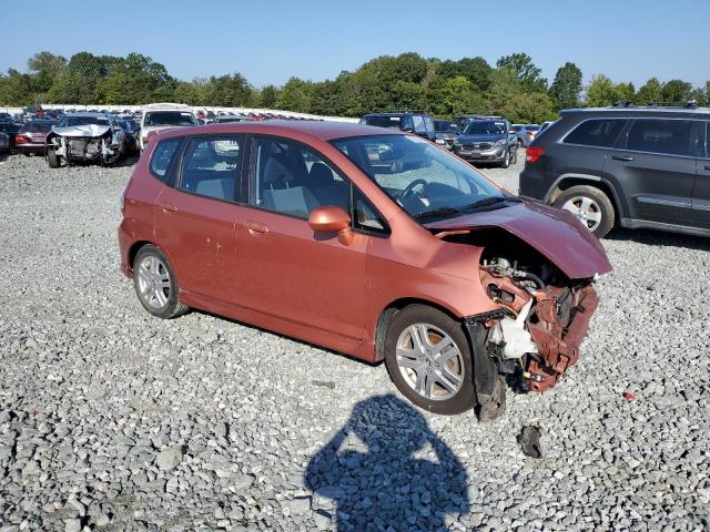 JHMGD38677S023852 - 2007 HONDA FIT S 橙色 照片 4